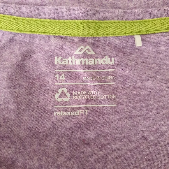 Kathmandu Purple T-shirt - Picture 8 of 11